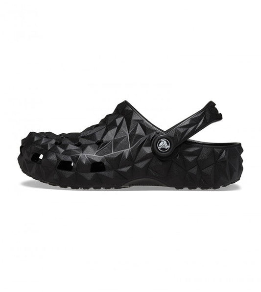 Classic Geometric Clog Black